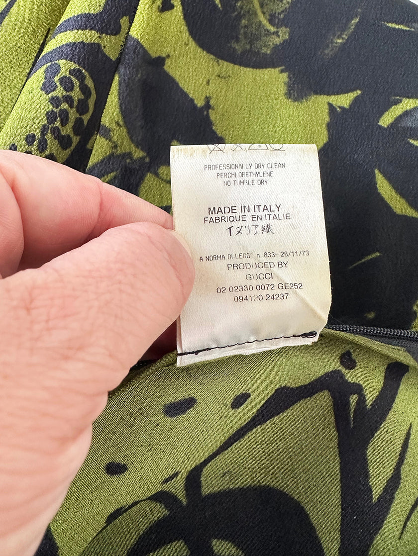 Zijden designer jurk