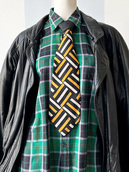 Zwart leren designer jack