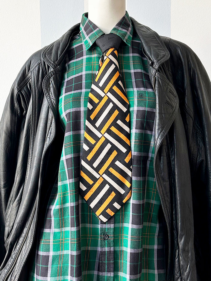 Zwart leren designer jack