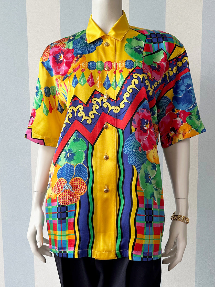 Zijden designer blouse