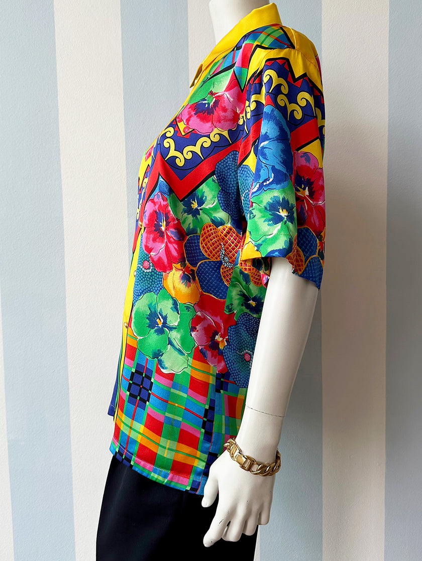 Zijden designer blouse