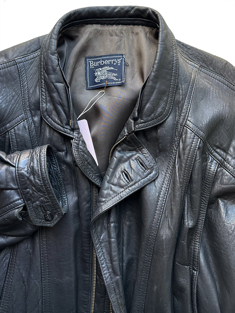 Zwart leren designer jack