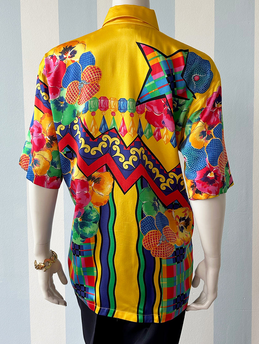 Zijden designer blouse