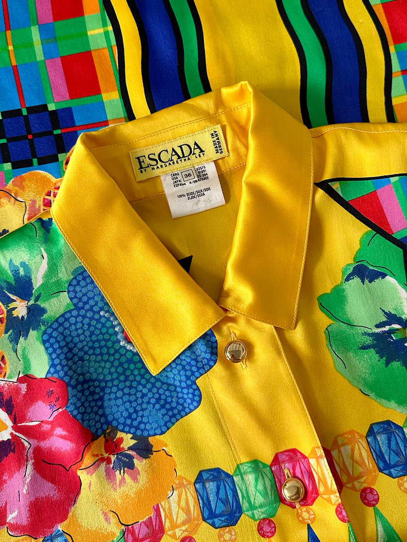 Zijden designer blouse