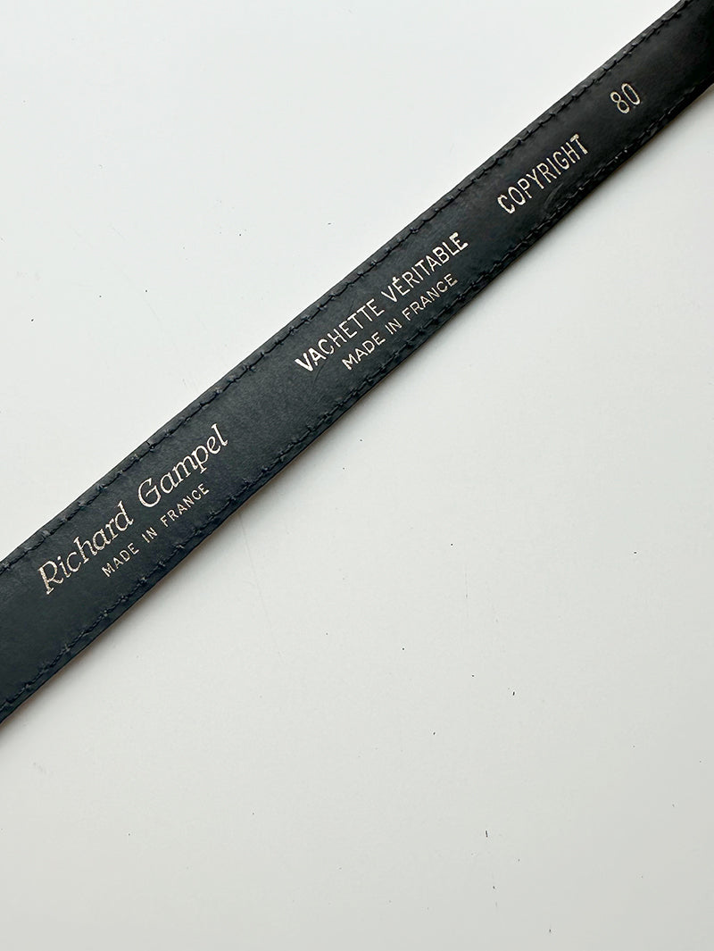 Dubbele leren ceintuur