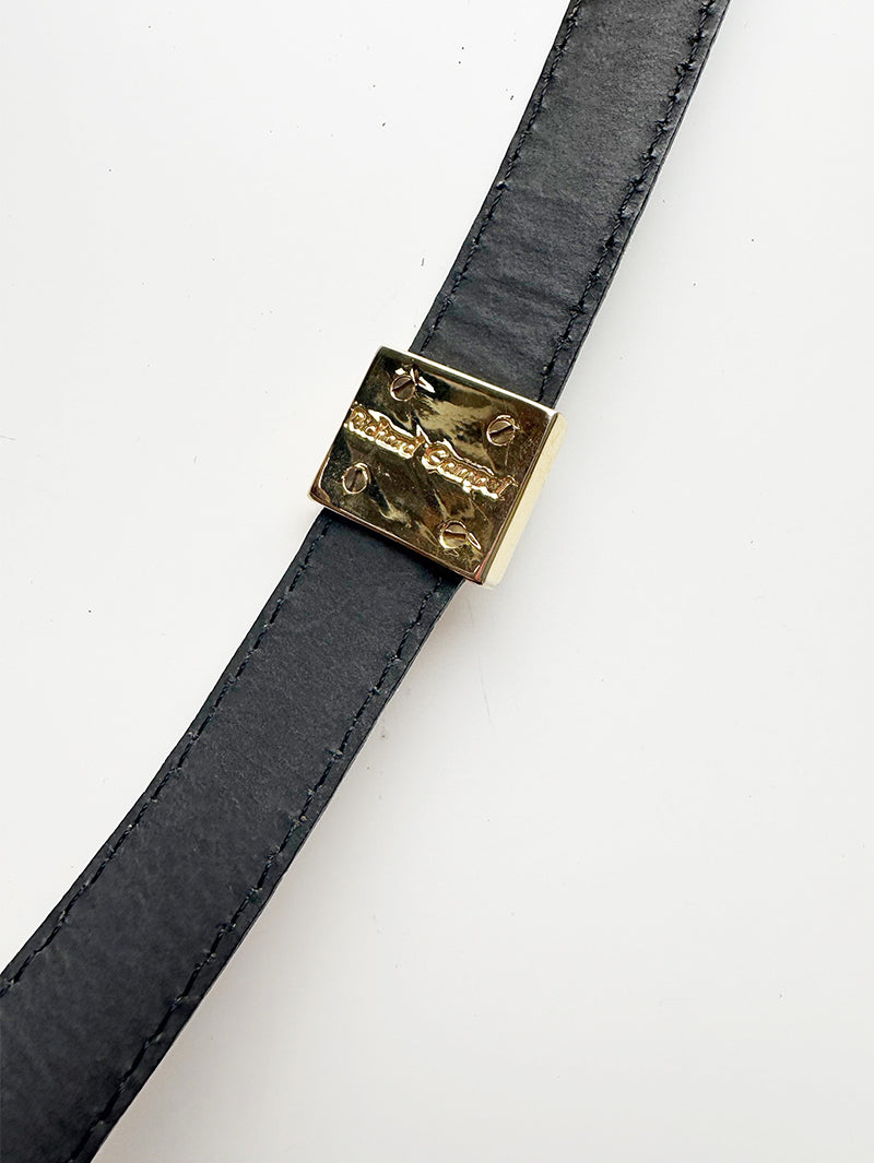 Dubbele leren ceintuur