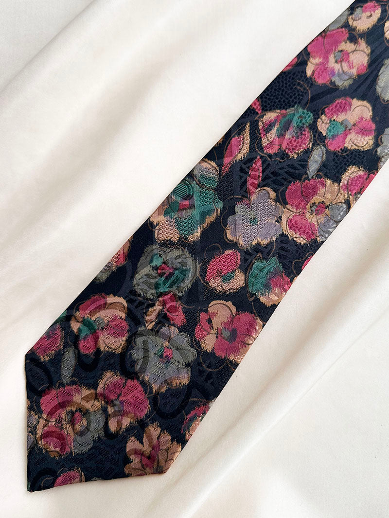 Floral designer stropdas
