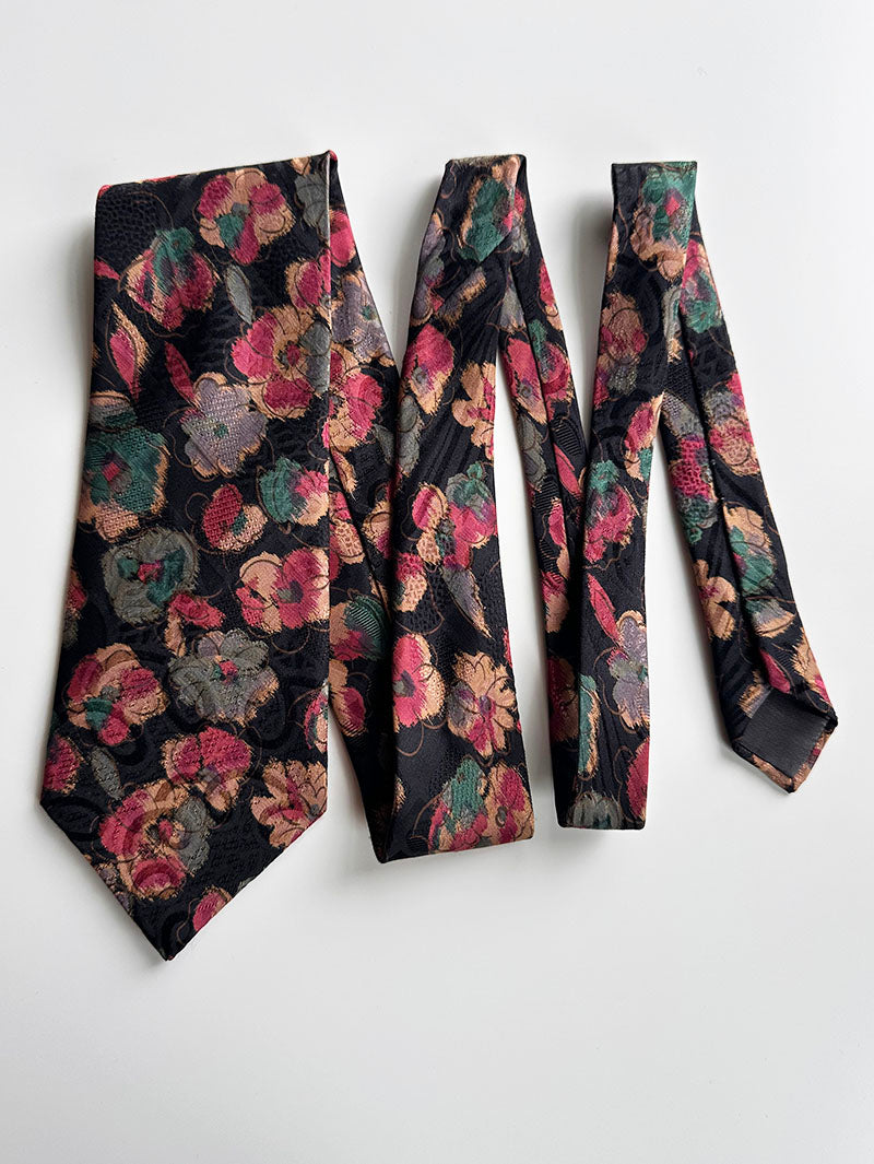 Floral designer stropdas