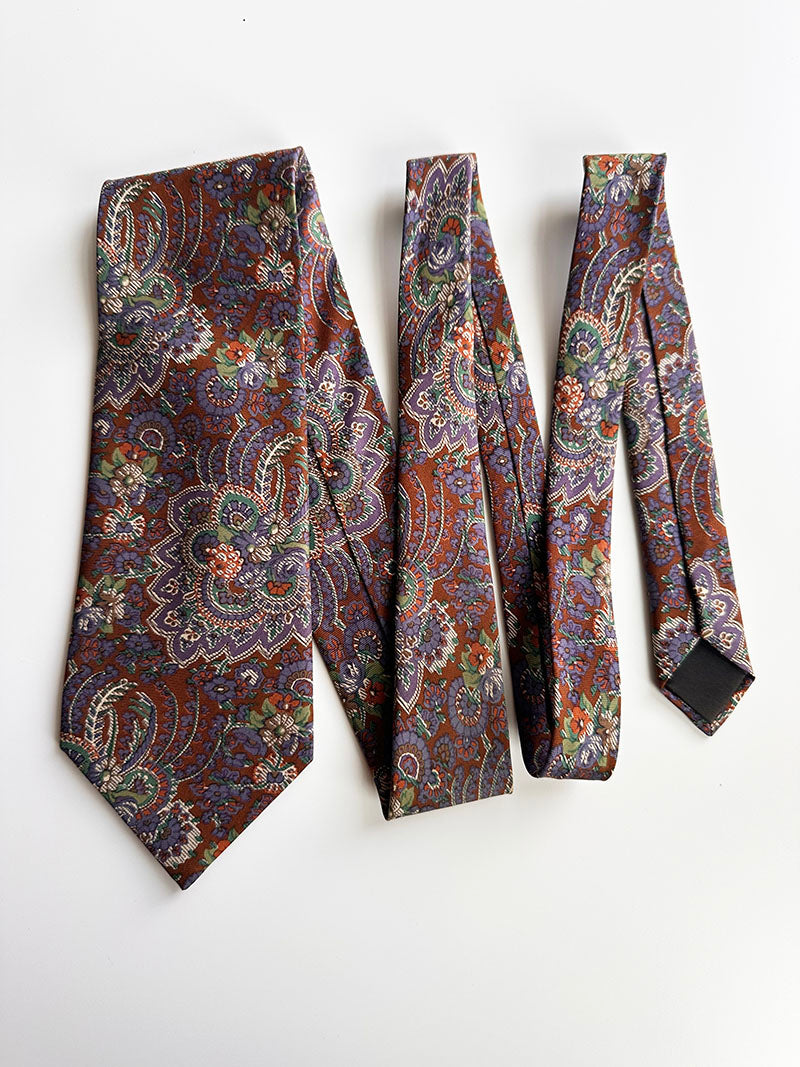 Floral zijden designer stropdas