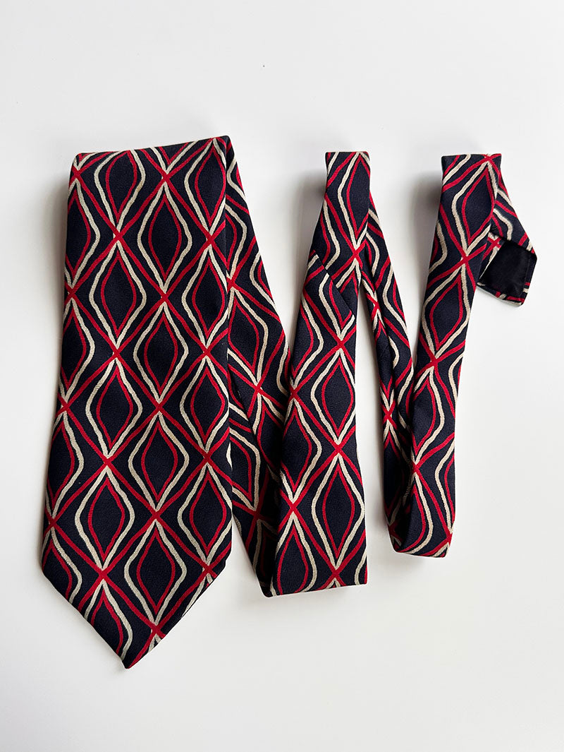 70s zijden designer stropdas