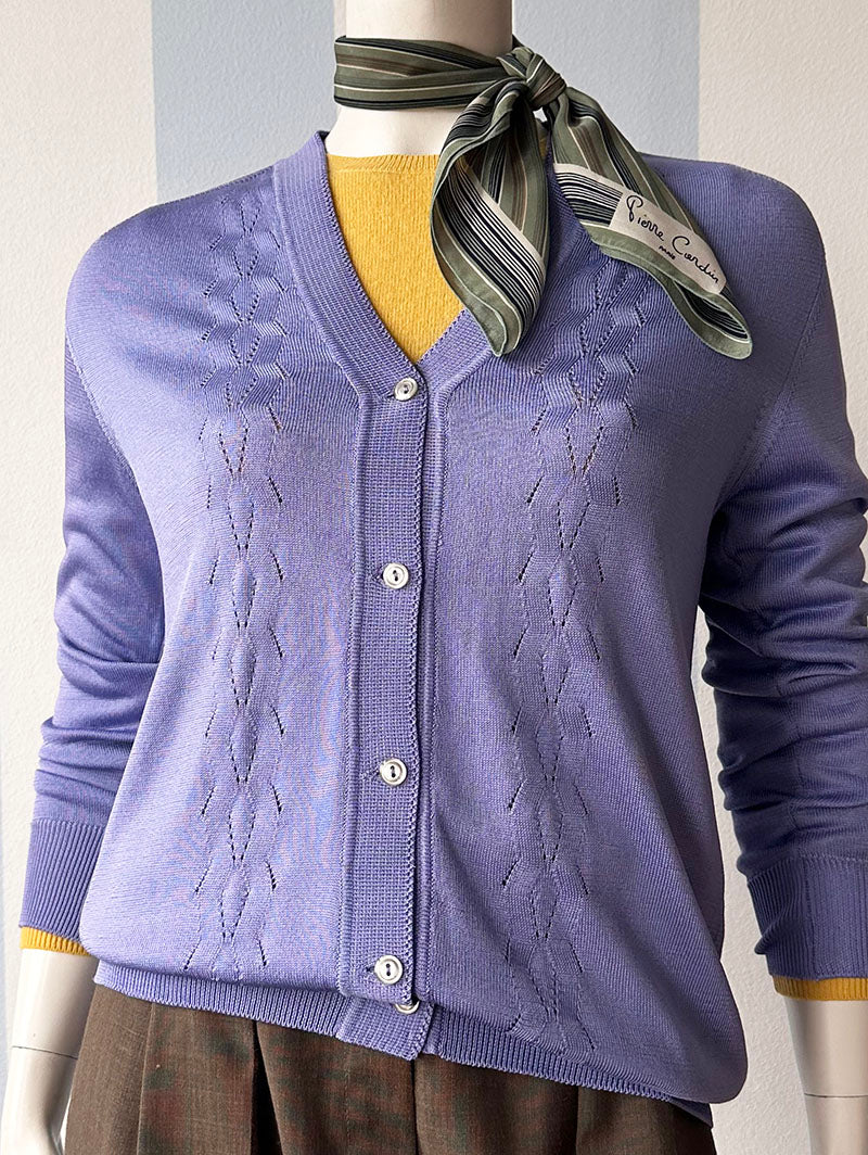 Lilapaars vintage vest