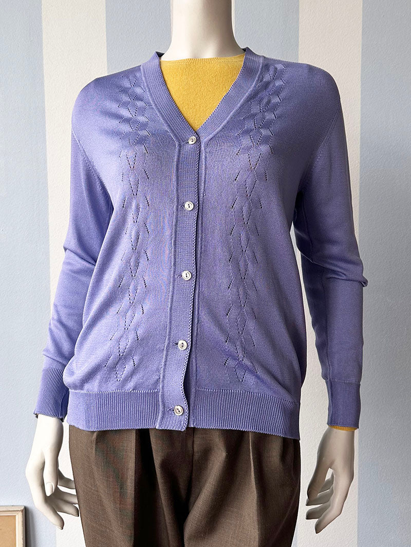 Lilapaars vintage vest