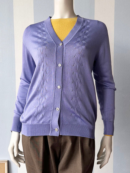 Lilapaars vintage vest