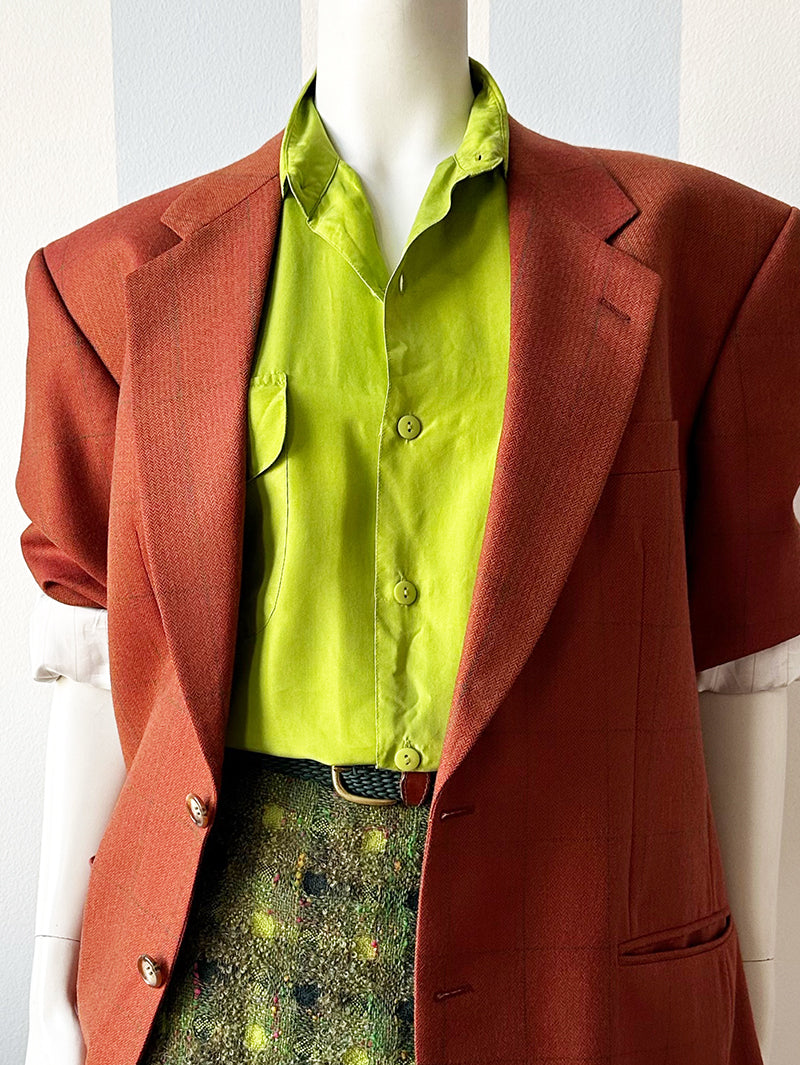 Brique wollen designer colbert