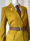 Goud/groene blazer