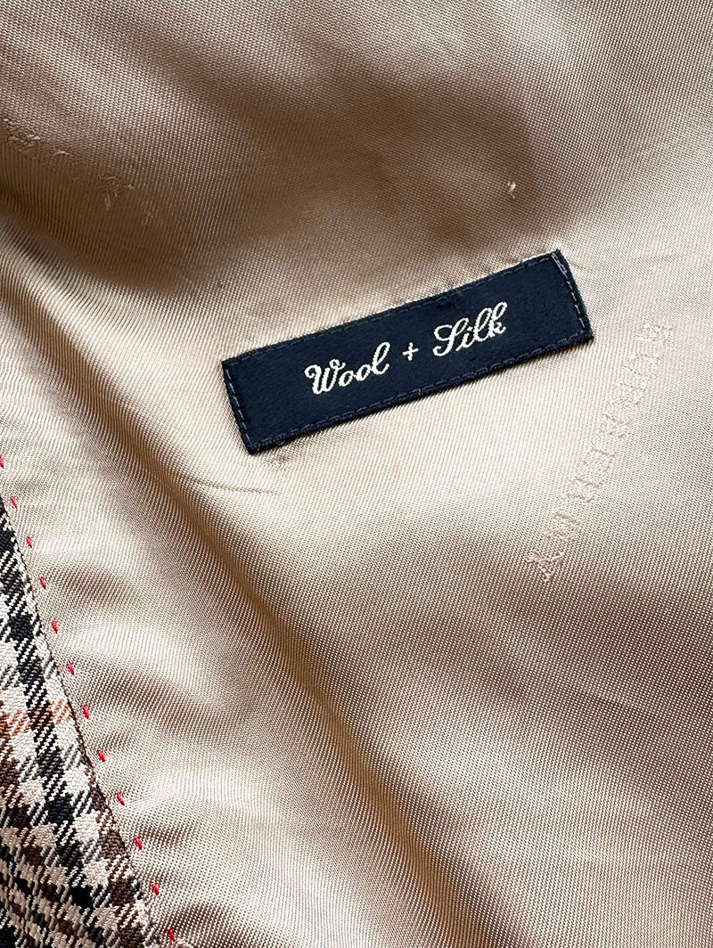 Ruiten wol/zijden designer colbert