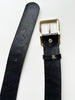 Zwarte leren ceintuur