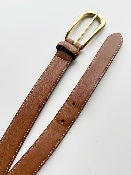 Bruine leren ceintuur