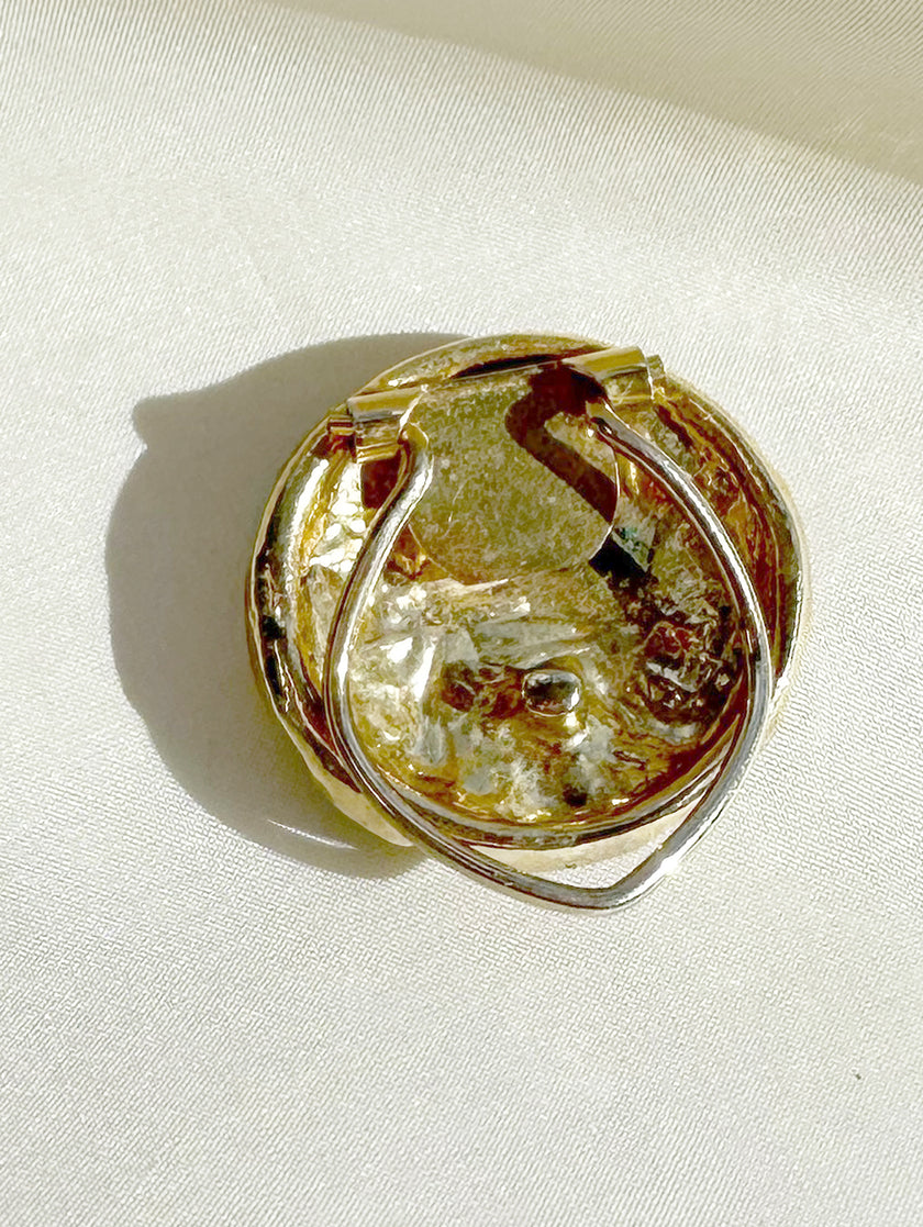 Geëmailleerde sjaalclip