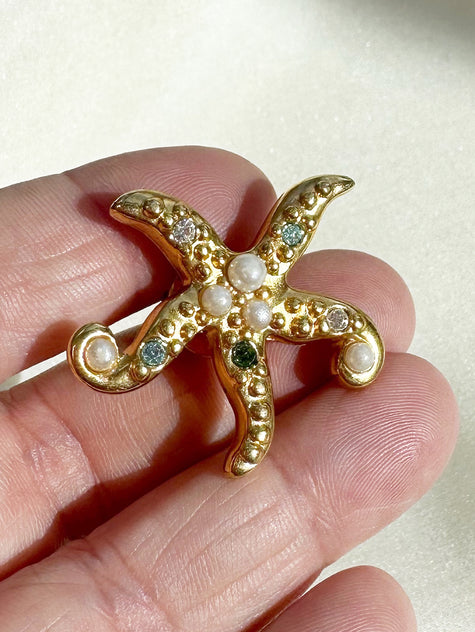 Zeester pin broche