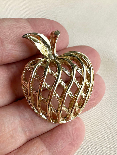 Gerry's appel broche en kettinghanger