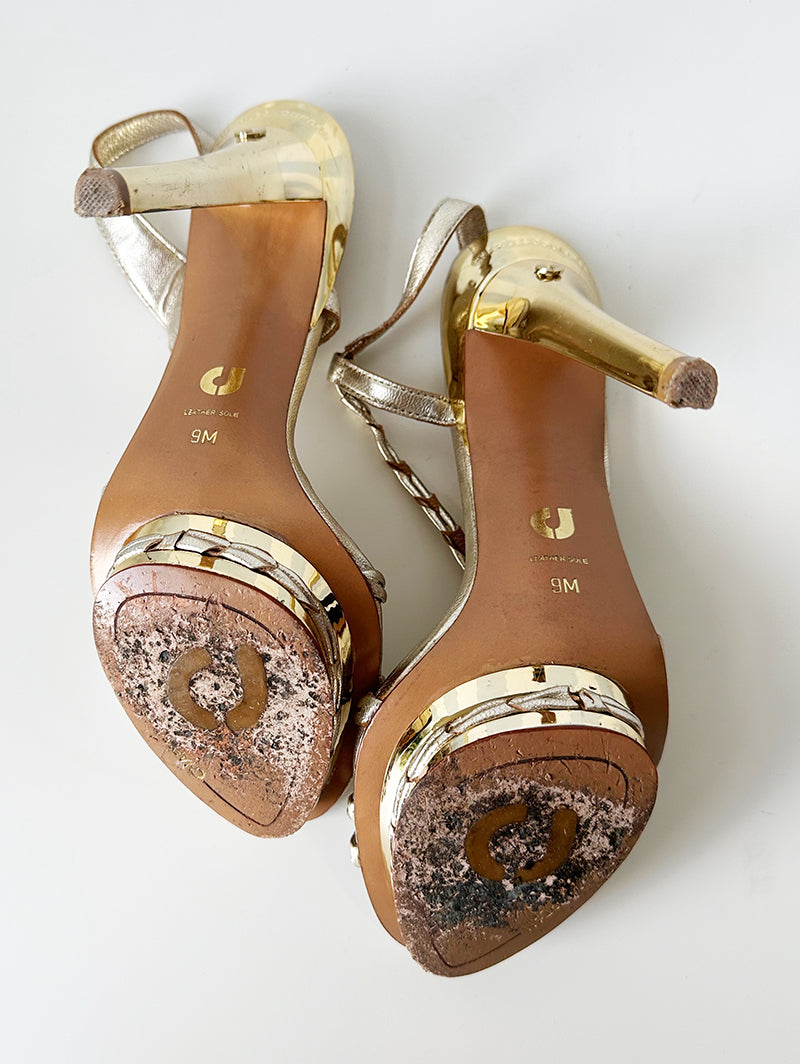 Gouden designer pumps | 39