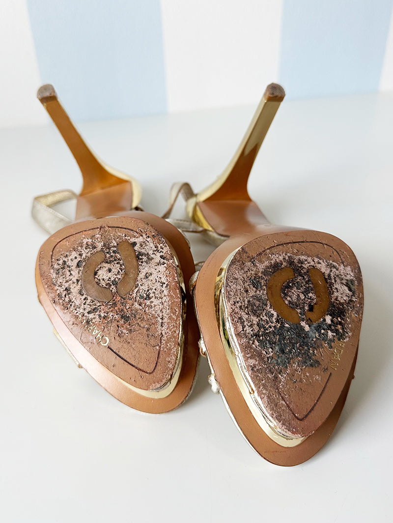 Gouden designer pumps | 39