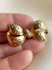Gouden strik broche