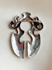 Zilveren broche