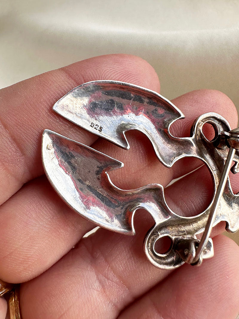 Zilveren broche