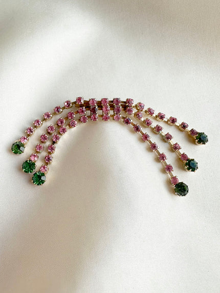 50s strass broche