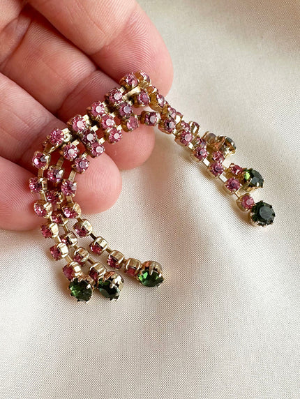 50s strass broche