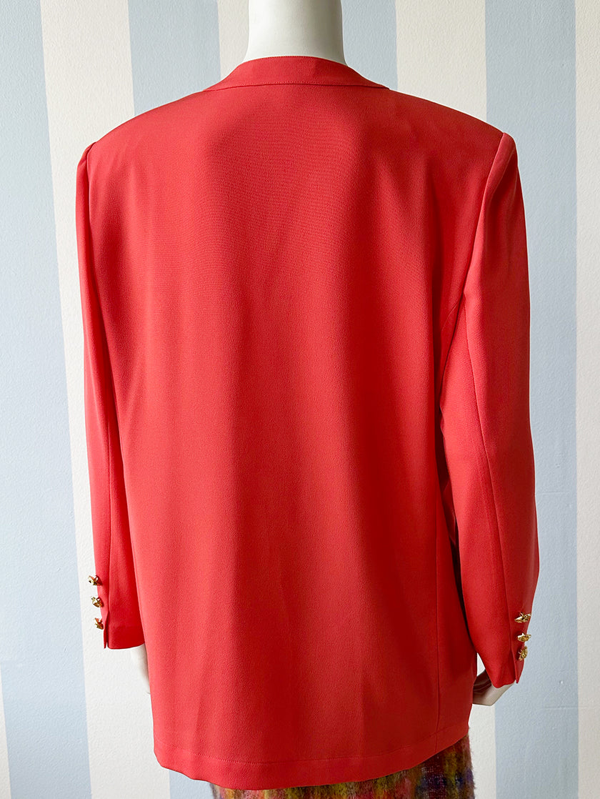 Koraalroze blazer