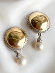 Vintage designer clip oorbellen