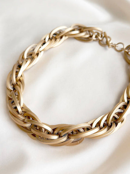 Chunky matgouden ketting