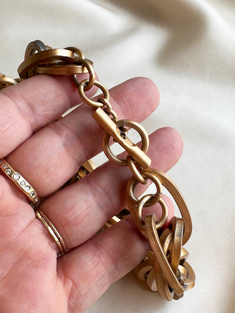 Chunky matgouden ketting