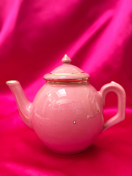 Roze theepot