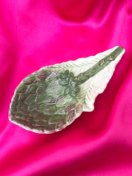 Faience artisjok schaaltje