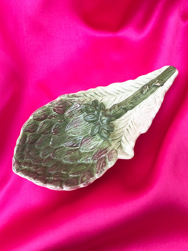 Faience artisjok schaaltje