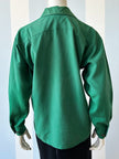 Donkergroene blouse