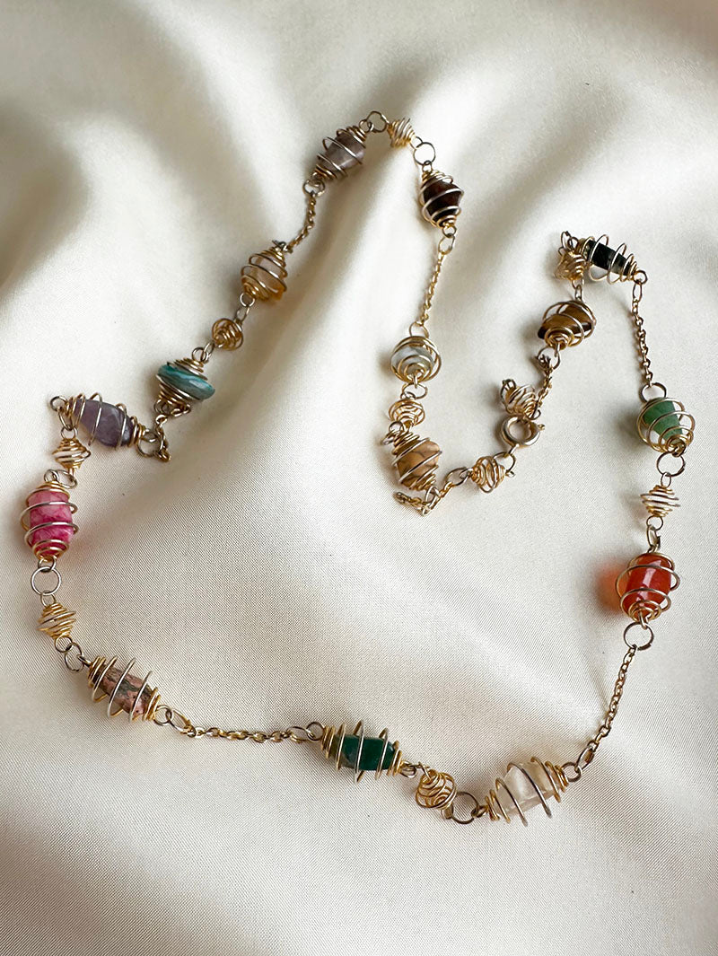 Ketting met mineralen