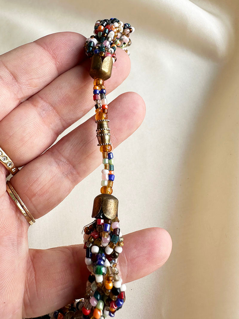 Kralenketting met gouden hart