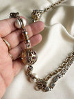 Lange ketting met grote kralen