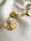 Gouden ketting met munten
