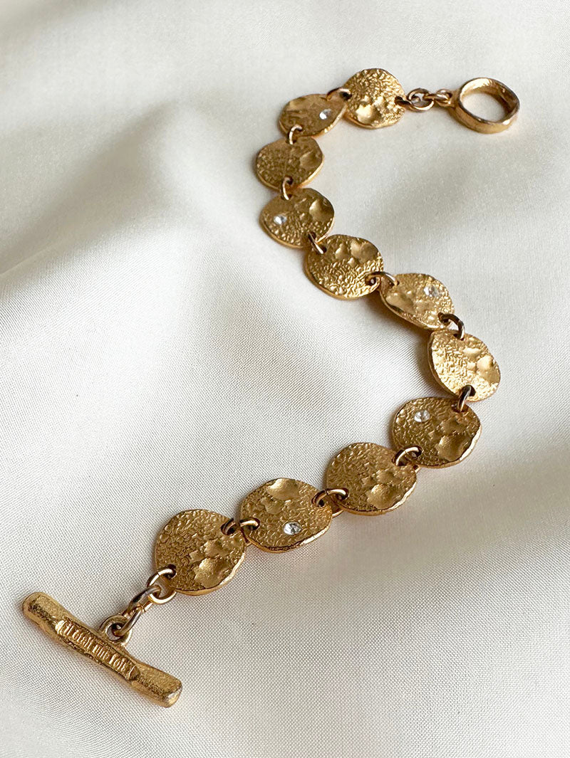 Verguld designer armbandje