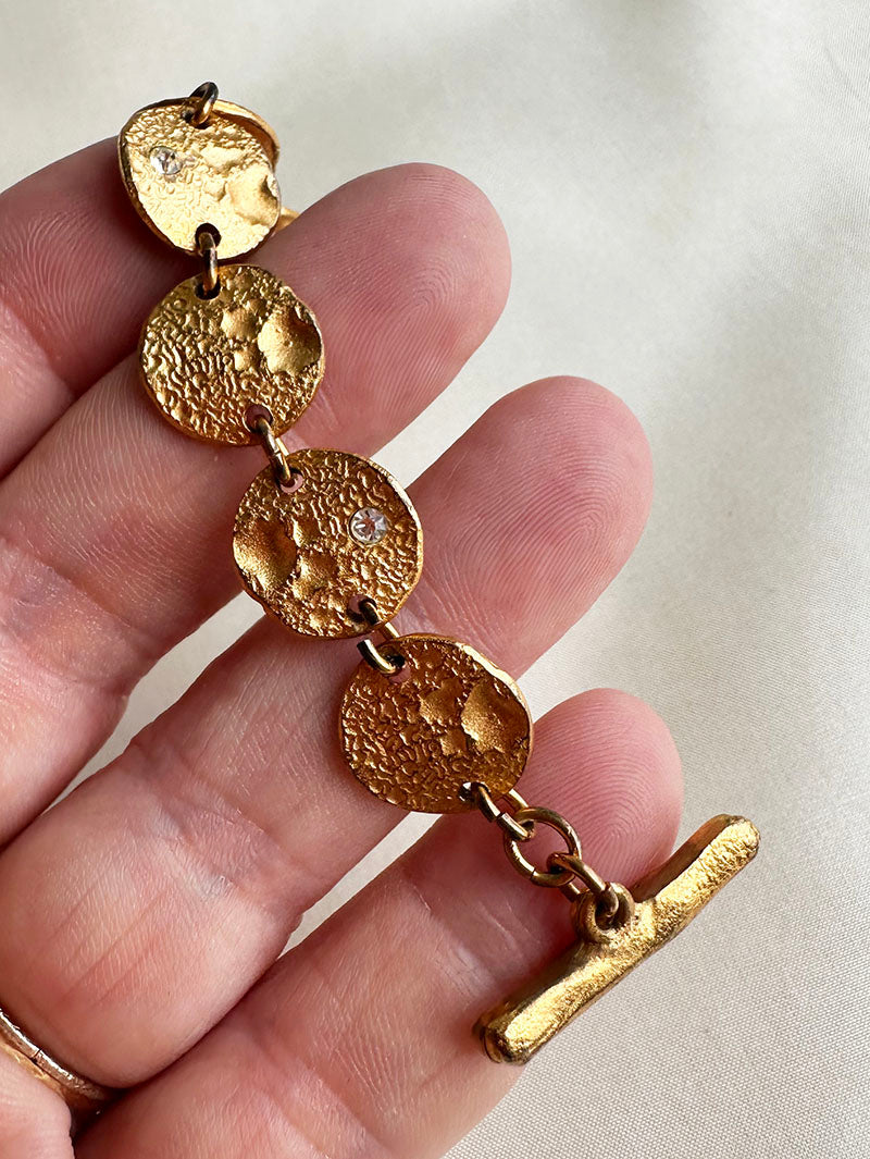 Verguld designer armbandje