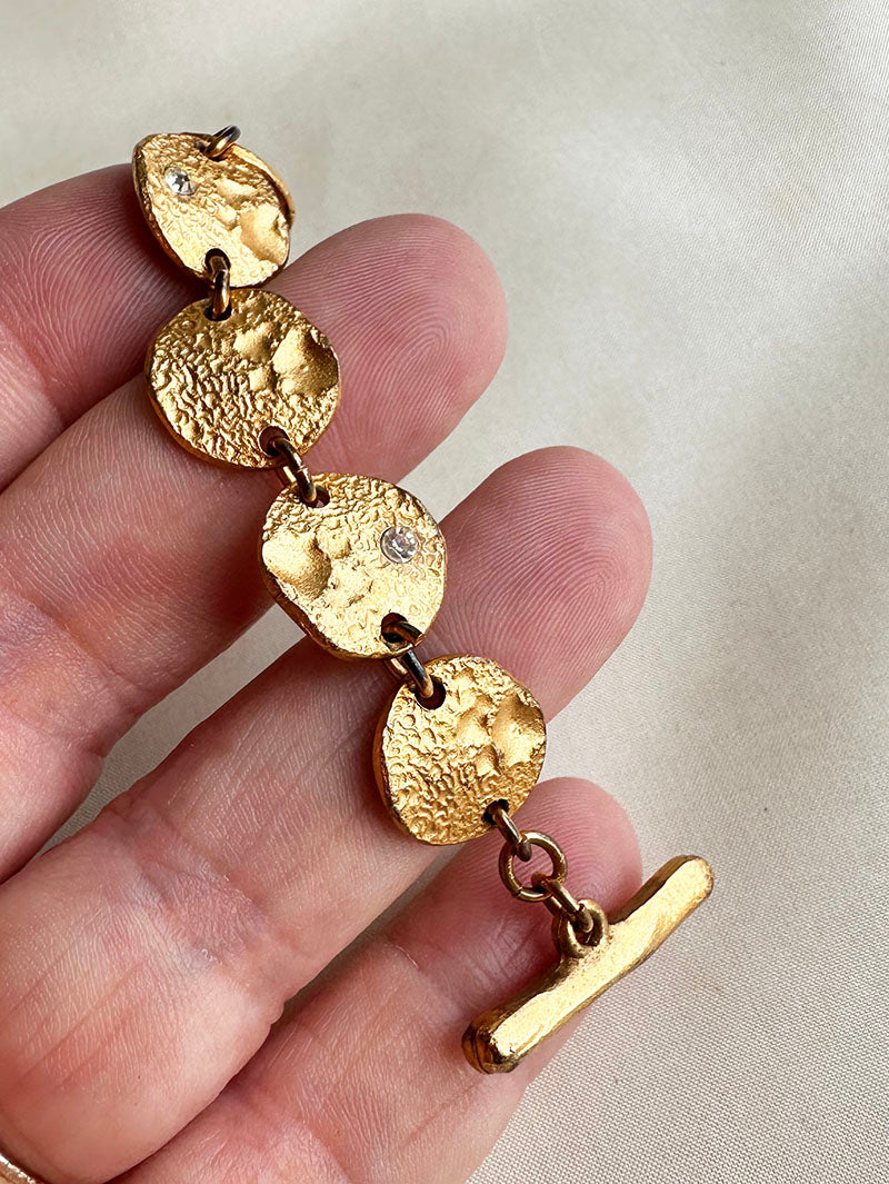 Verguld designer armbandje