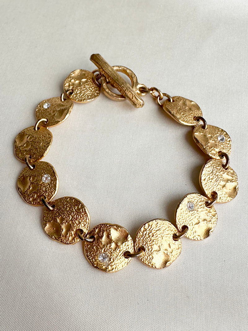 Verguld designer armbandje