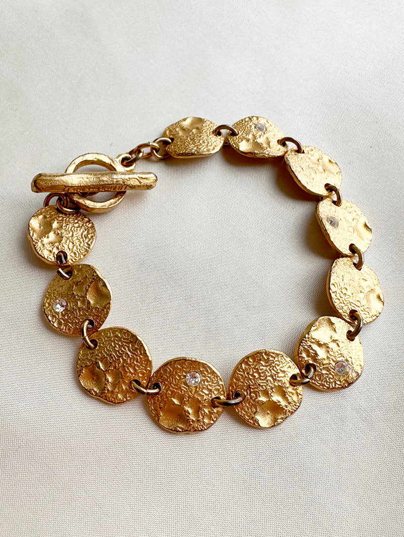 Verguld designer armbandje