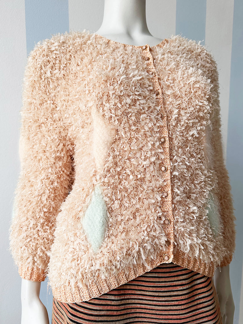 Zalmoranje handgebreid vest